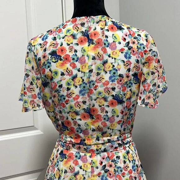 TAHARI Arthur S. Levine size 8 multicolor dress - Picture 6 of 9